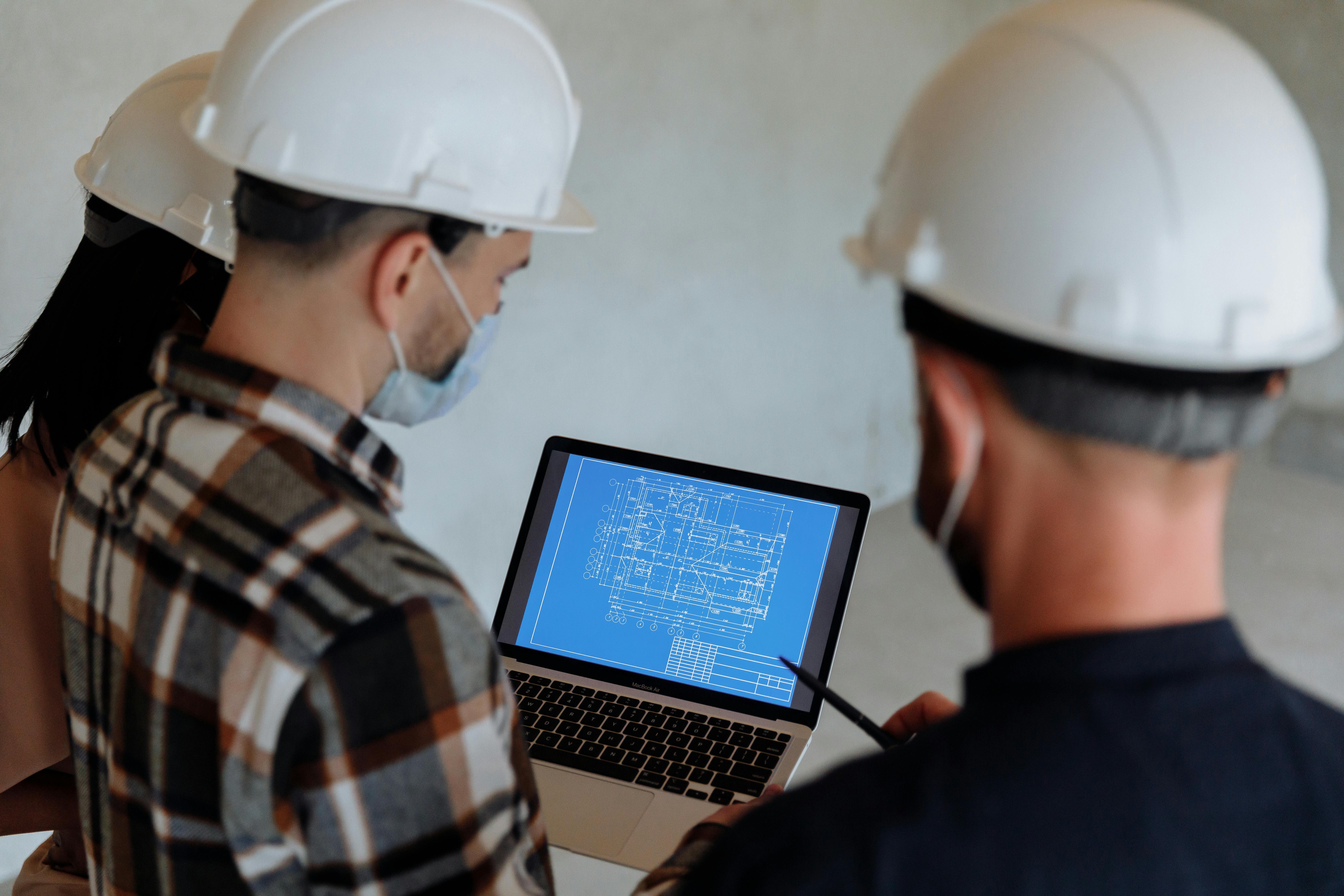 Architectural floor plan and building design blueprints